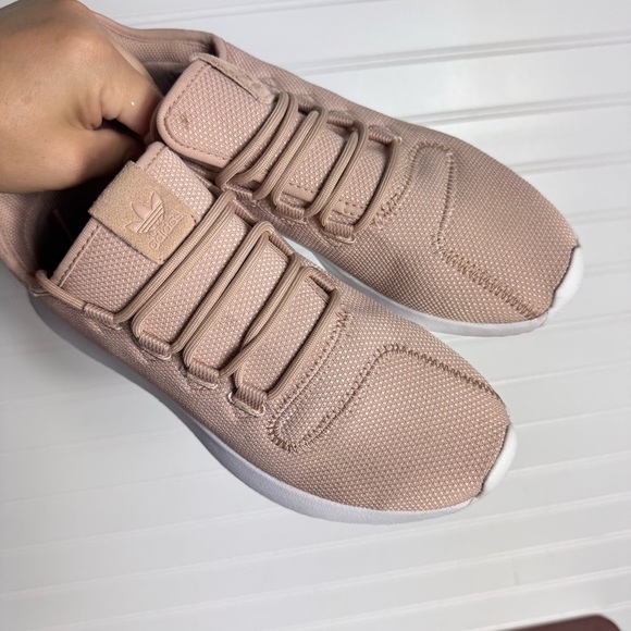 Adidas Tubular Shadow Youth/Womens Tan White YEEZY Comfort Sneakers BB6746 Sz 7 - Picture 6 of 11